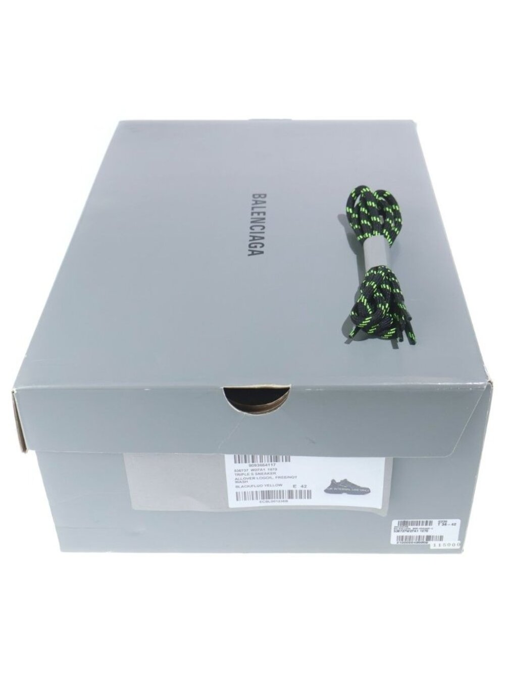 Balenciaga Triple S Sneaker Allover Logo S Low Cut Sneakers Black - Picture 6 of 6